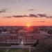 Rice University at sunset