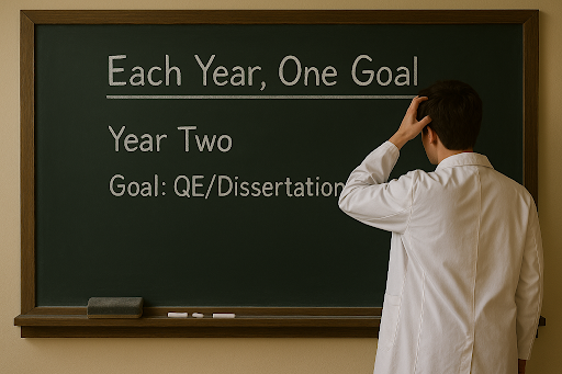 Each year one goal, AI-generated