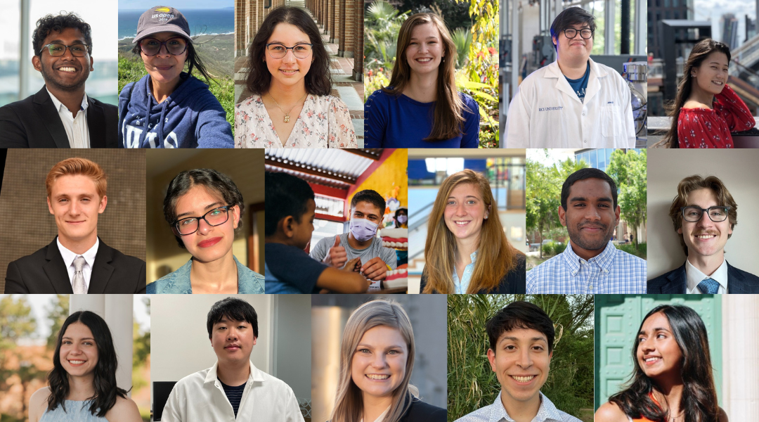 17 Graduate Research Fellows currently at Rice 