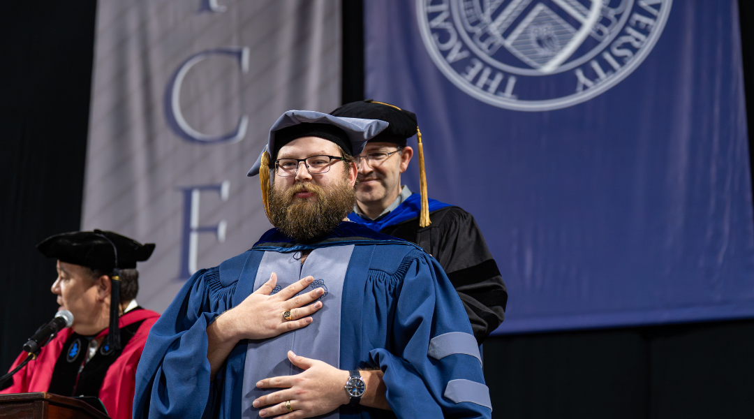 Jacob Kesten at Rice's December Commencement