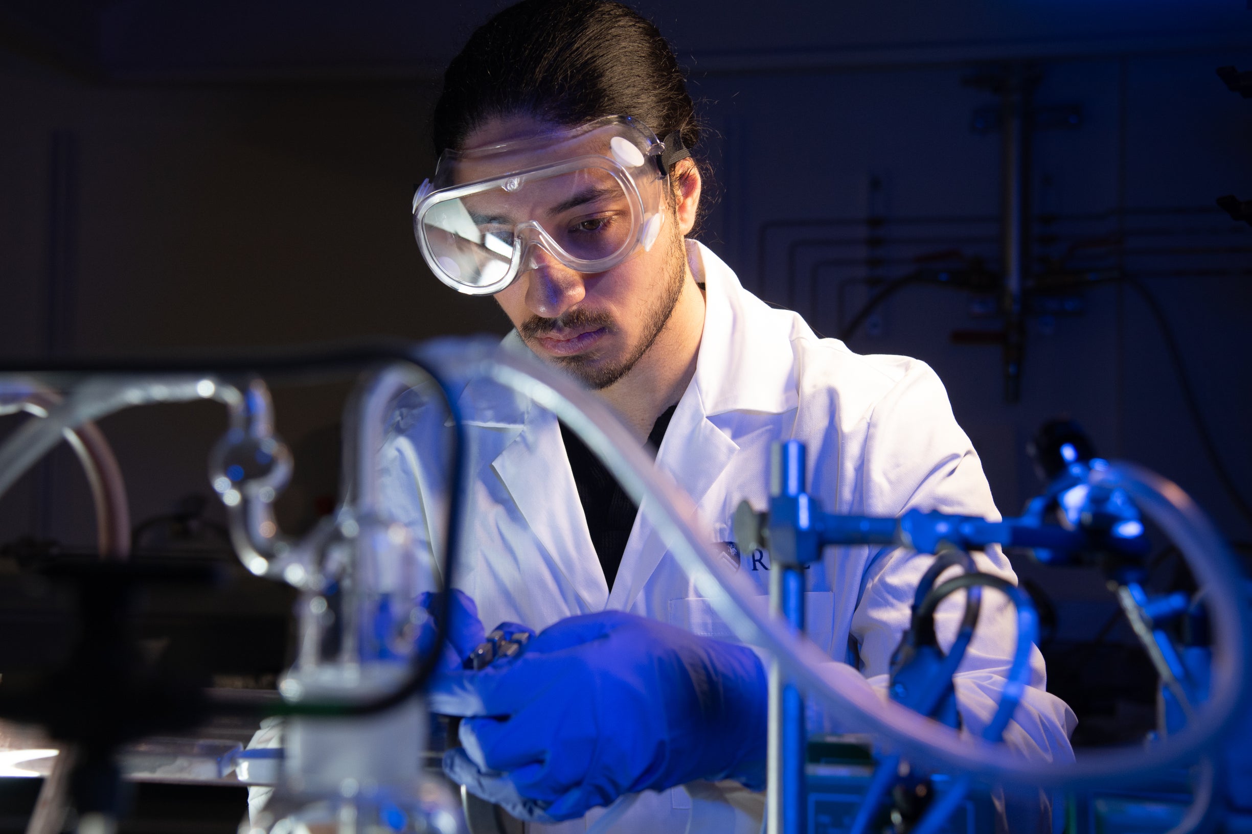 Sathvik Ajay Iyengar in the Ajayan Lab