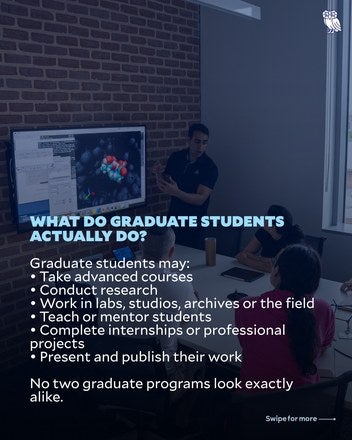 Grad School 101, slide 2