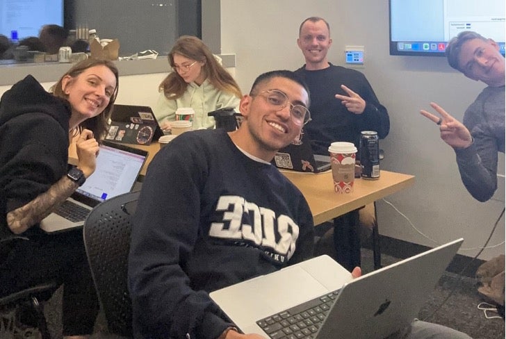 Late-night brainstorming sessions—what 90% of our prep looked like!