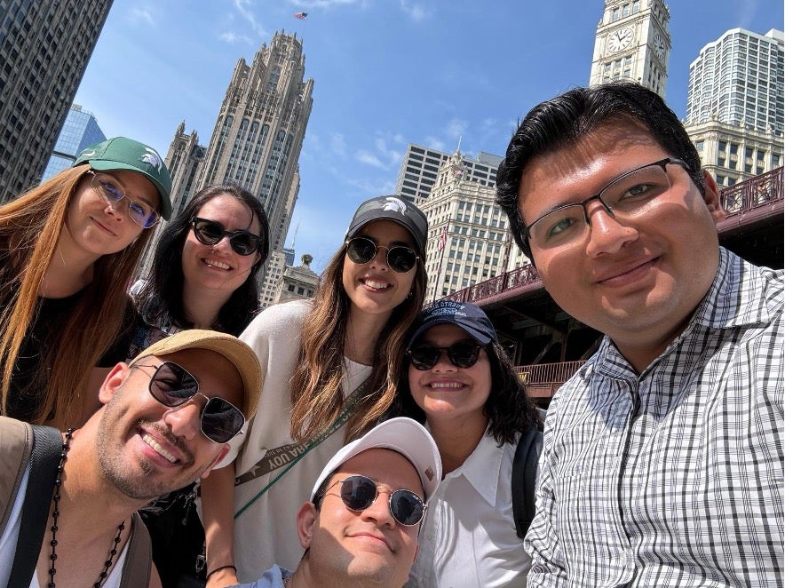 Grad Student Brandon Garcia & friends