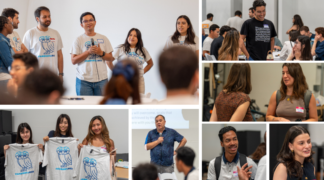 Scenes from the Fulbright welcome lunch