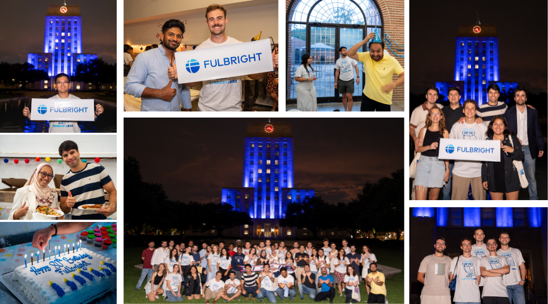 Scenes from the Fulbright 80th anniversary party at Rice