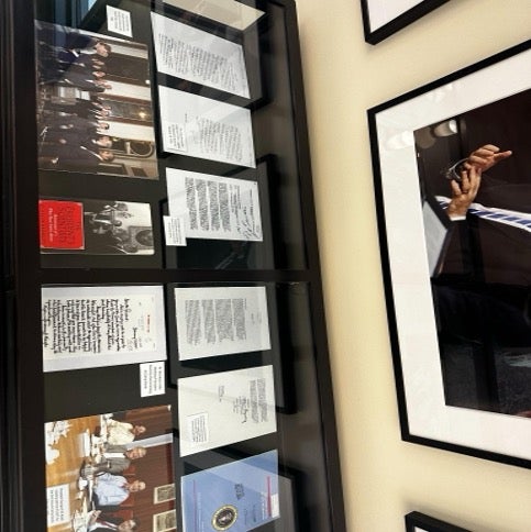 Display exhibits at Baker