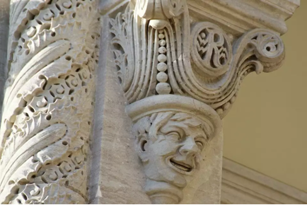 Face Carvings in Lovett Hall & Sallyport