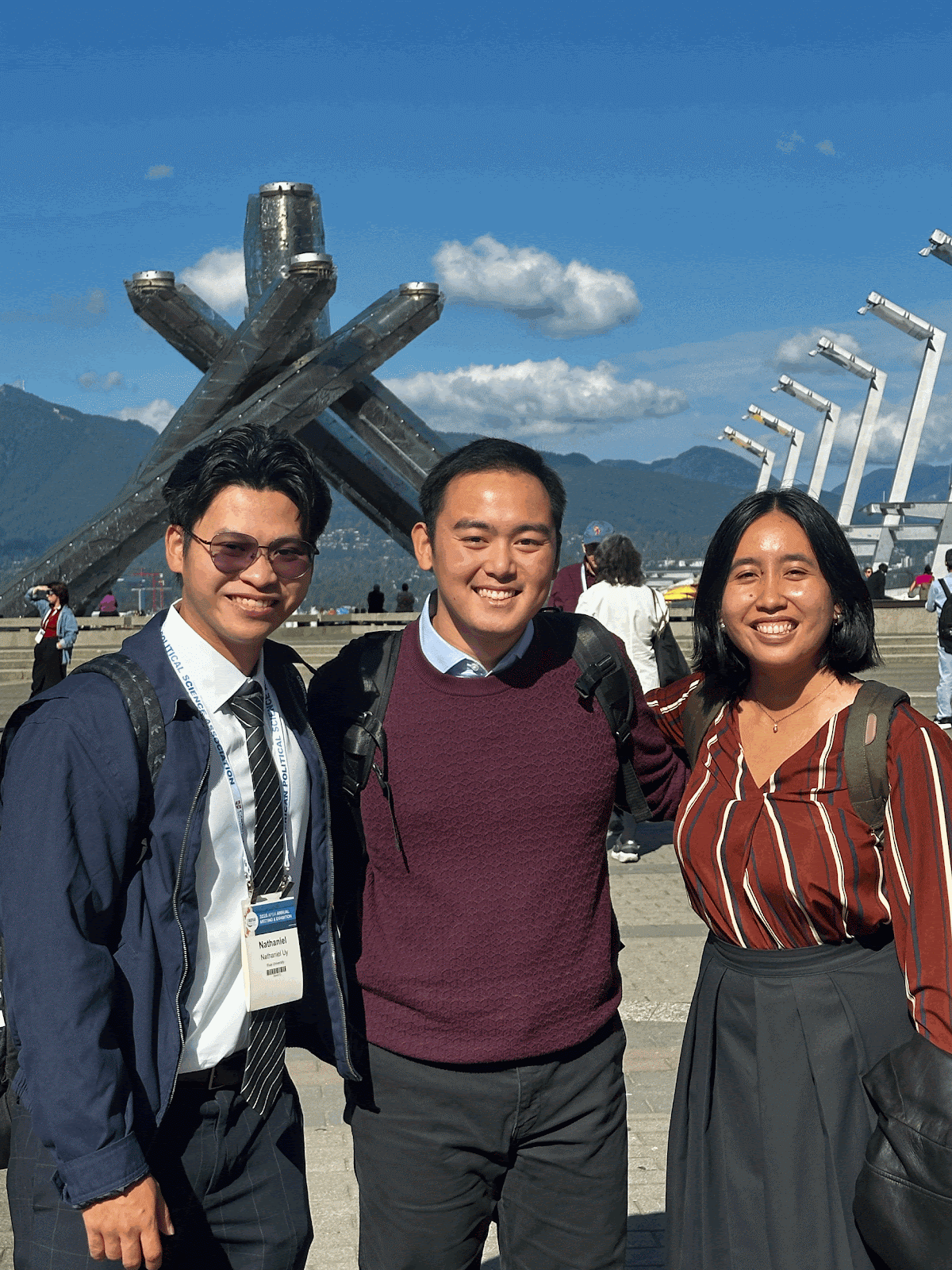 Nathaniel at the conference