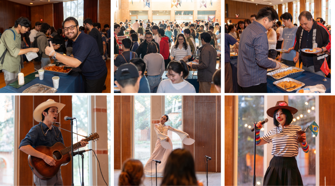 A montage of food and performers from Culture Night