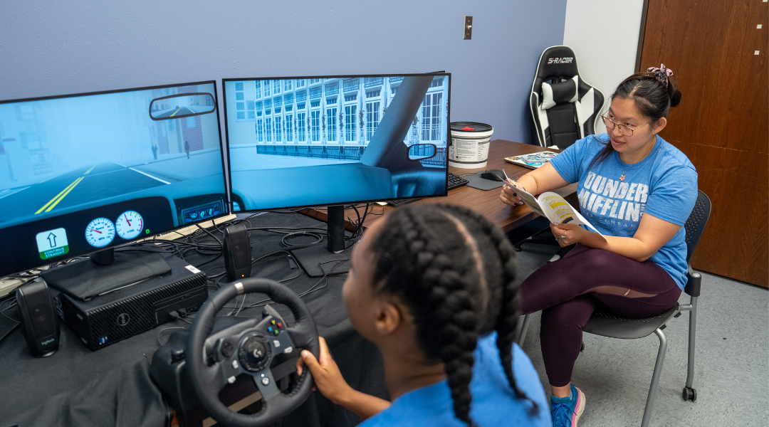 Garcia in the Human-Computer Interaction and Human Factors Lab