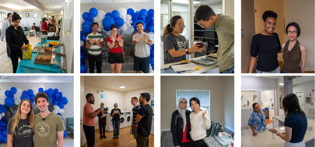Scenes from graduate move-in week