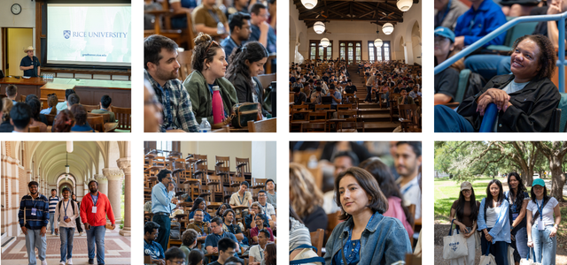 Scenes from graduate international student orientation