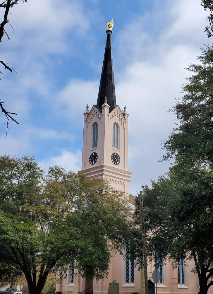 Hand pointing to heaven