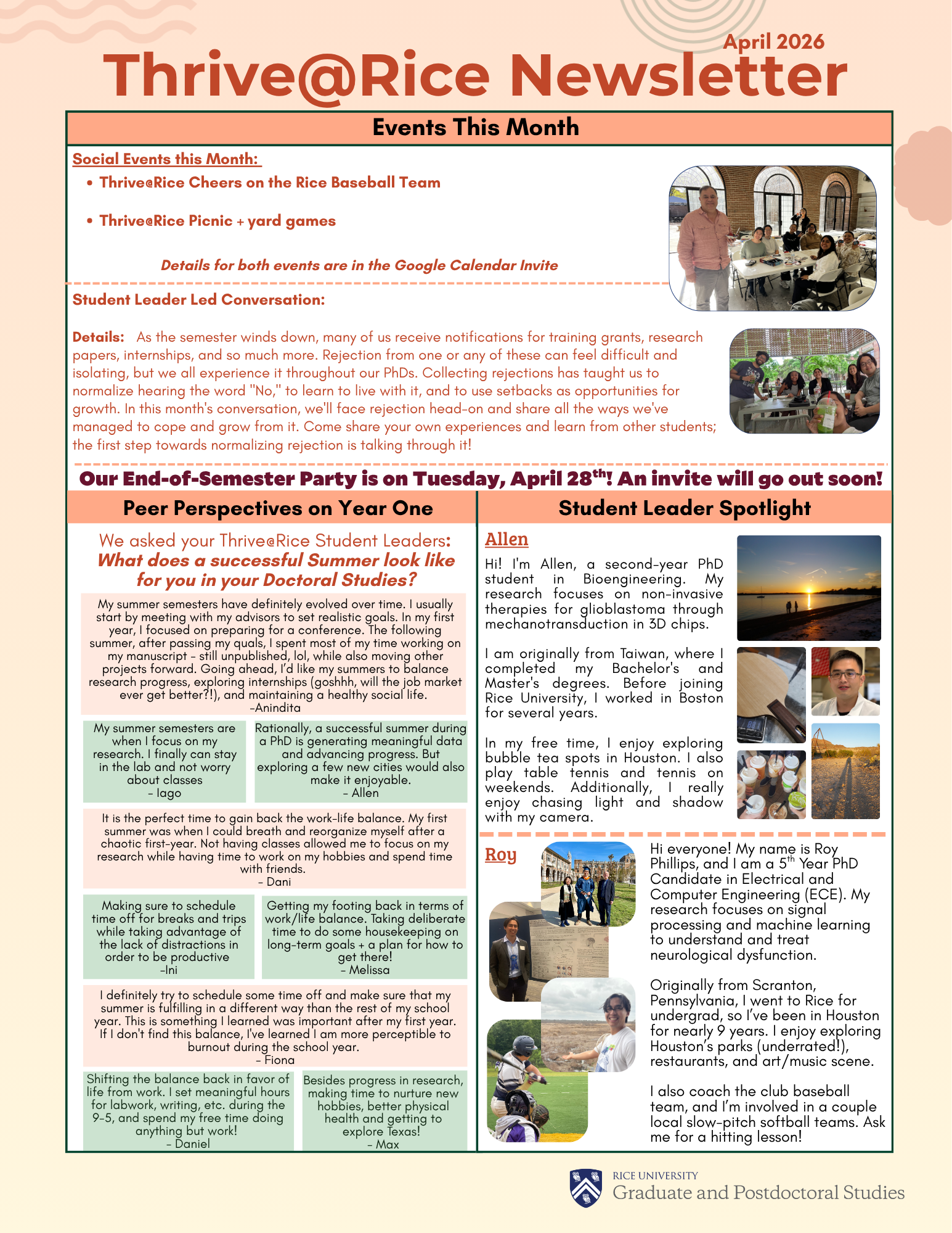 Thrive@Rice April 2026