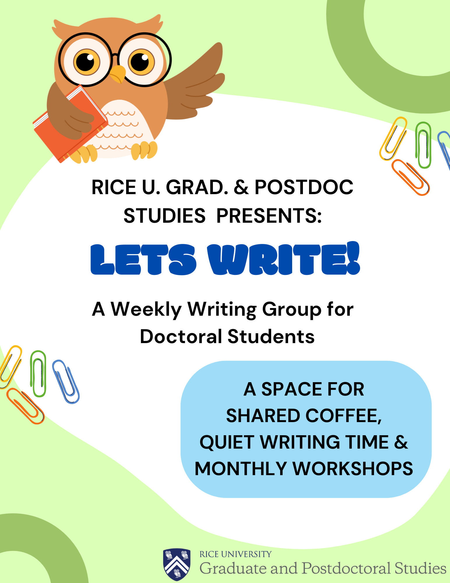 Writing Group Flyer