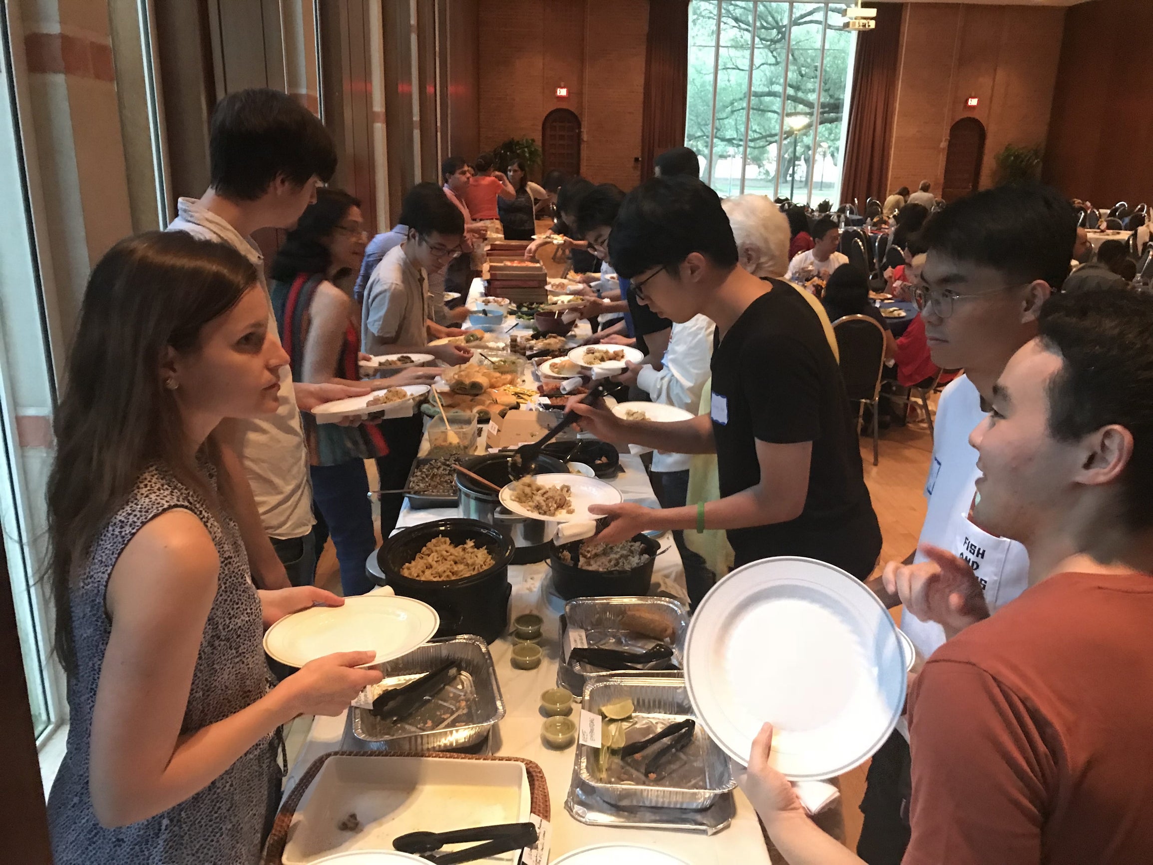 International Friends at Rice potluck welcomes grad students from across the globe