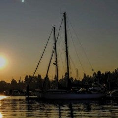 Sunset off of Old Bainbridge Island