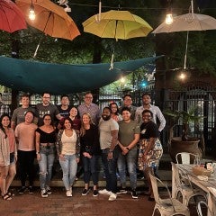 Rice's Graduate Student Ambassadors in Downtown Houston