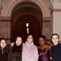 Buckyball 2020 with friends and fellow first year grad students.
