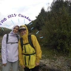 Eliana Cadena Semanate, Rice grad student and Fulbrighter, and Sarah Glass