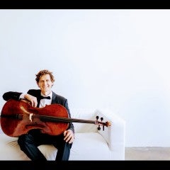 Christoph with his cello.