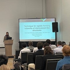 Fariha presenting at the BMES Conference!