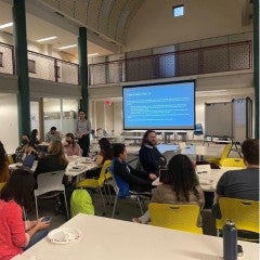 Taller de posgrado organizado por uno de los becarios del CTE. 