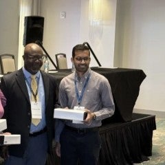 Kishan Bhakta, Maranda Joyce, and Tabitha Koch were recently honored at the Southern Political Science Association (SPSA) annual meeting with the Marian Irish Award