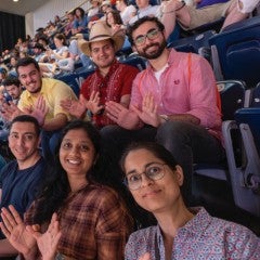 Rice Fulbrighters visit the Houston Rodeo