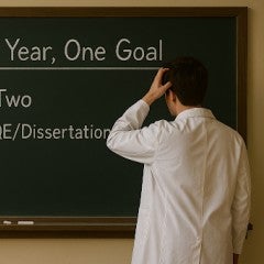 Each year one goal, AI-generated