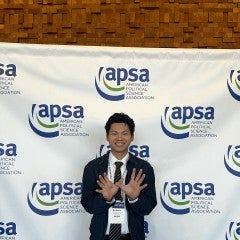 Nathaniel Uy at APSA conference