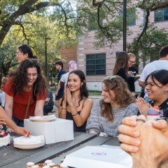 Ecology and evolutionary biology students celebrate
