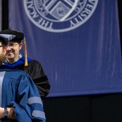Jacob Kesten at Rice's December Commencement
