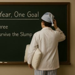 Each year, one goal. Year four; AI generated