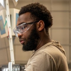 Damien Cooper is a chemistry Ph.D. student in the Yruegas group