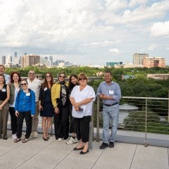 EDUSA advisers gather for a group photo at Rice