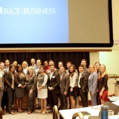 MBA student leaders convene at Rice