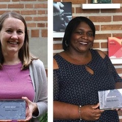 Department administrator, GPS staff members honored with RICE MILE awards