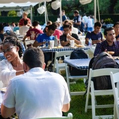 Rice hosts hearty welcomes for newest grad students