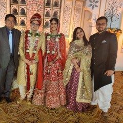 “I do,” just in time: Newlywed grad students rush to return to Rice from India
