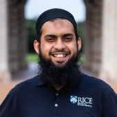 Furqan Ahmad, Rice University graduate student ambassadors and Ph.D. student in ECE