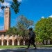 Student on Rice's Campus