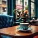 Cup of Coffee on a desk.