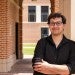 Tzvi Bat Asherah outside of the Brockman Hall for Opera