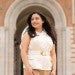 Katherine Coreas poses in front of Lovett Hall