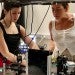 Aubrey McNiel in a physics lab at OU